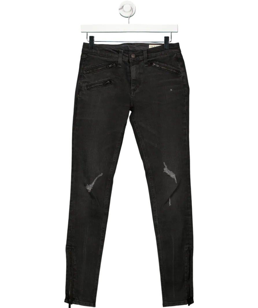 Rag & Bone Black Flexi Nina Skinny Jean W28