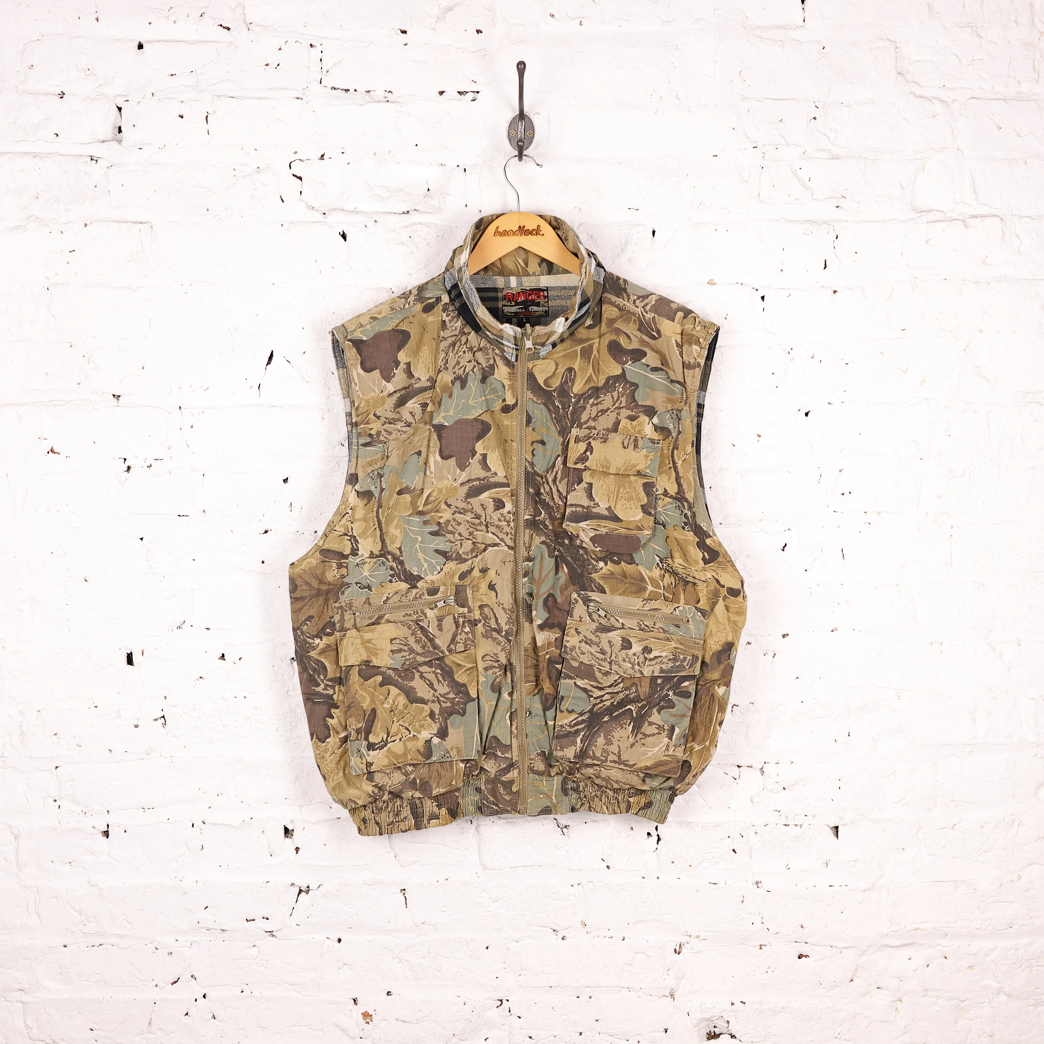 Real Tree Camouflage Shooting Jacket - Green - L