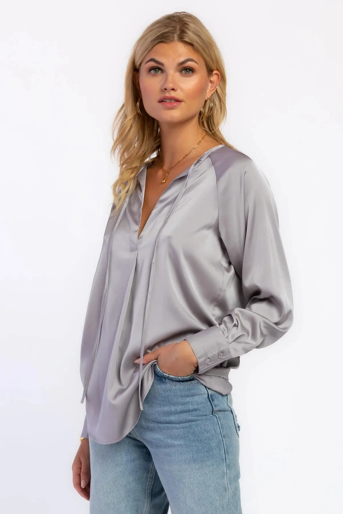 River silver blouse