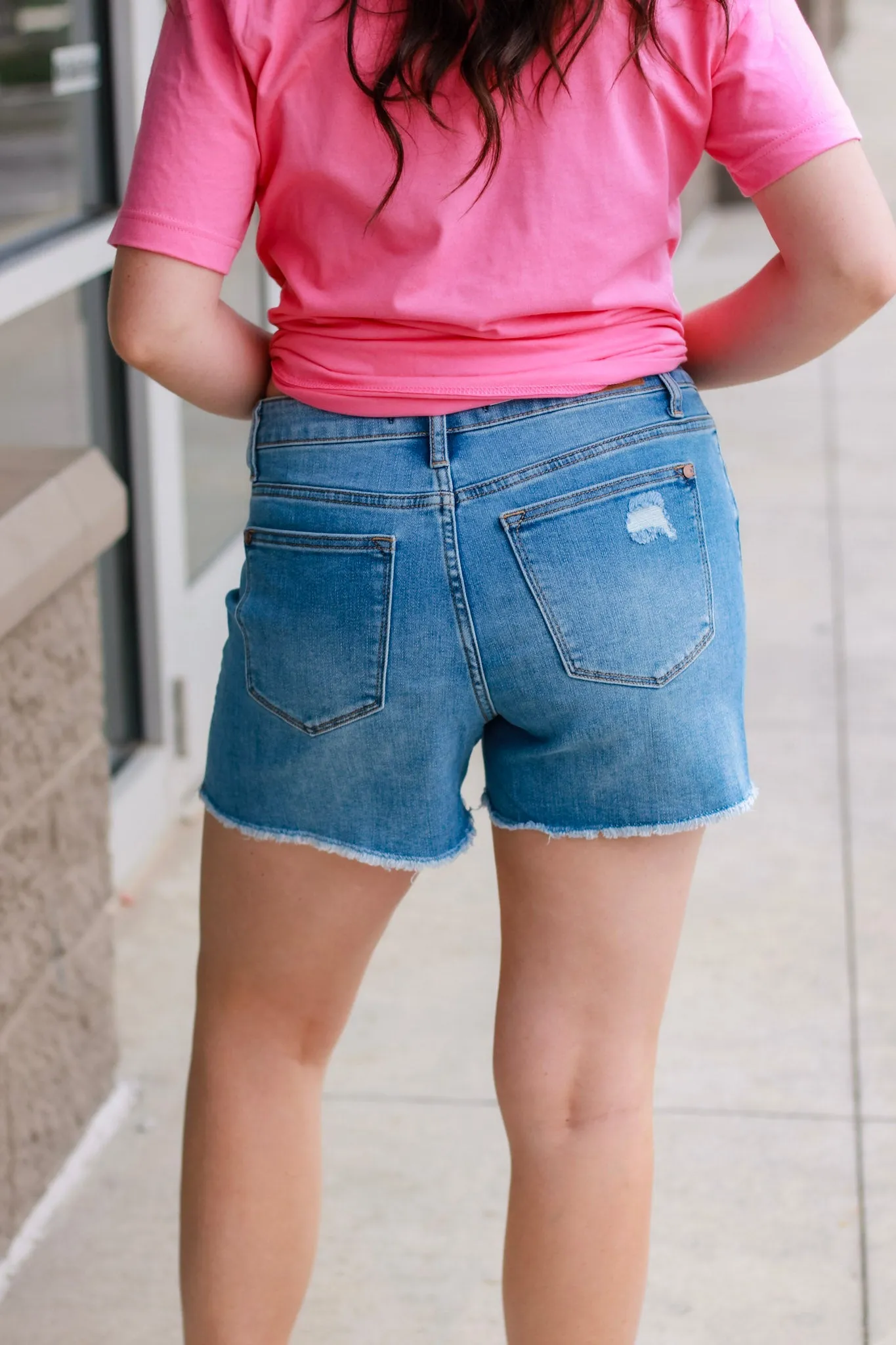 Rooting For Us Judy Blue Shorts