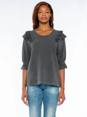 Shrunken Ruffle Crew Soft Elbow Sleeve