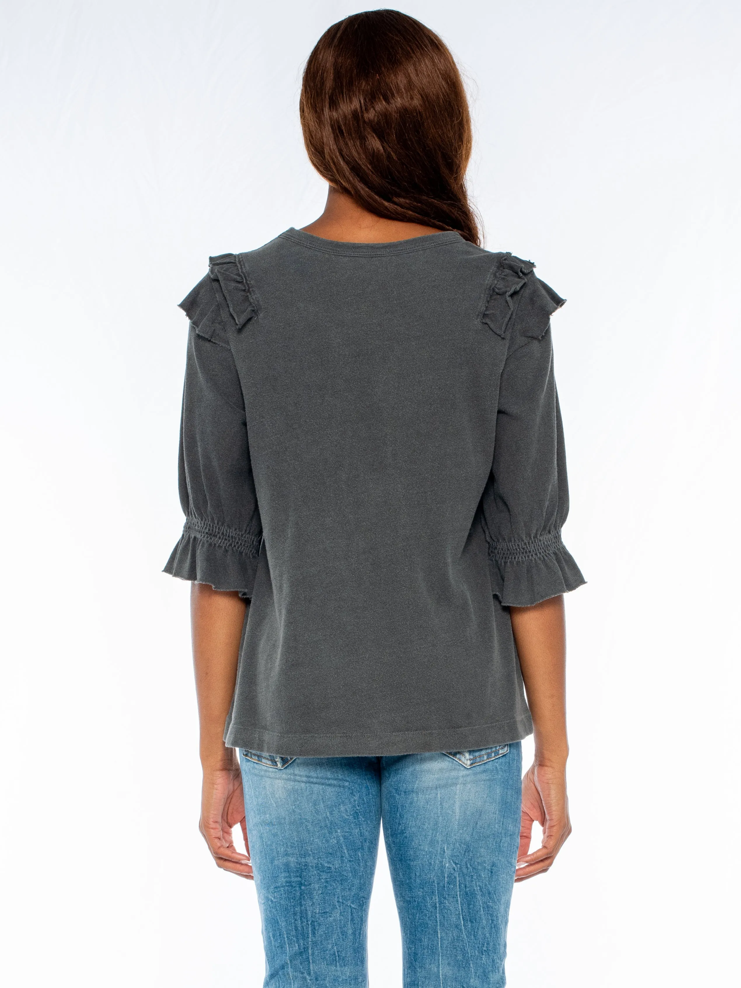 Shrunken Ruffle Crew Soft Elbow Sleeve