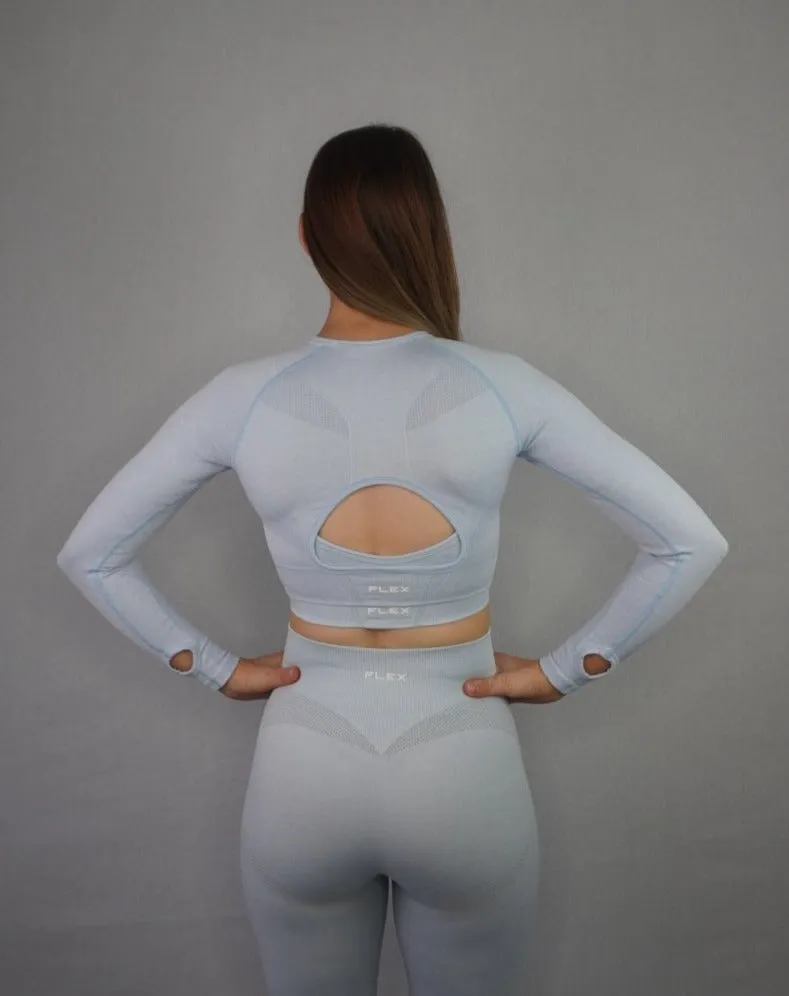 Signature Seamless Long Sleeve Crop Top
