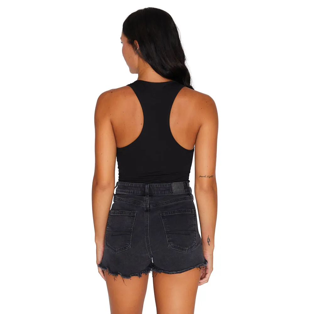 SMU Mustangs Black Bodysuit