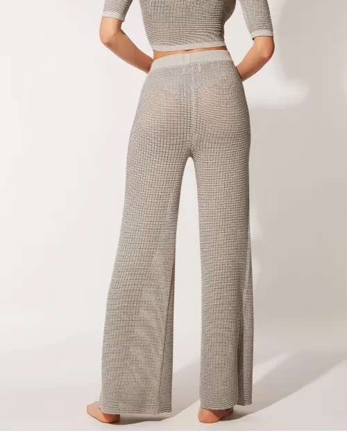 SOLID & STRIPED | The Logan Pant | Silver