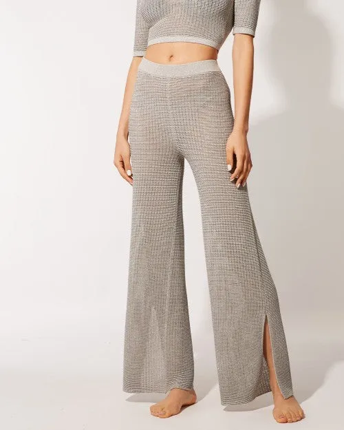 SOLID & STRIPED | The Logan Pant | Silver