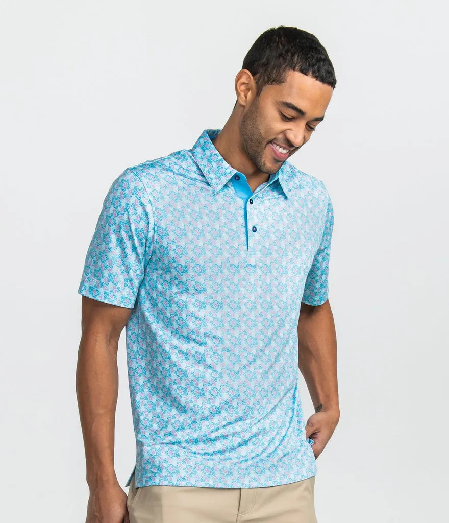 Southern Shirt Key West Printed Polo - Key West