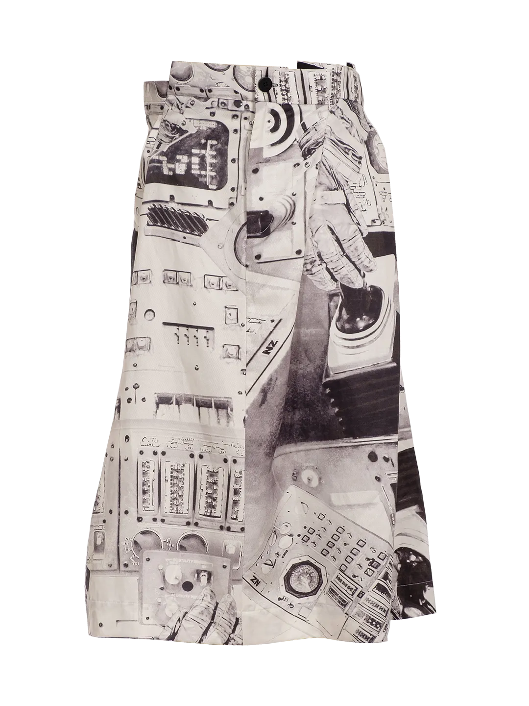SPACESHIP PRINT SKIRT