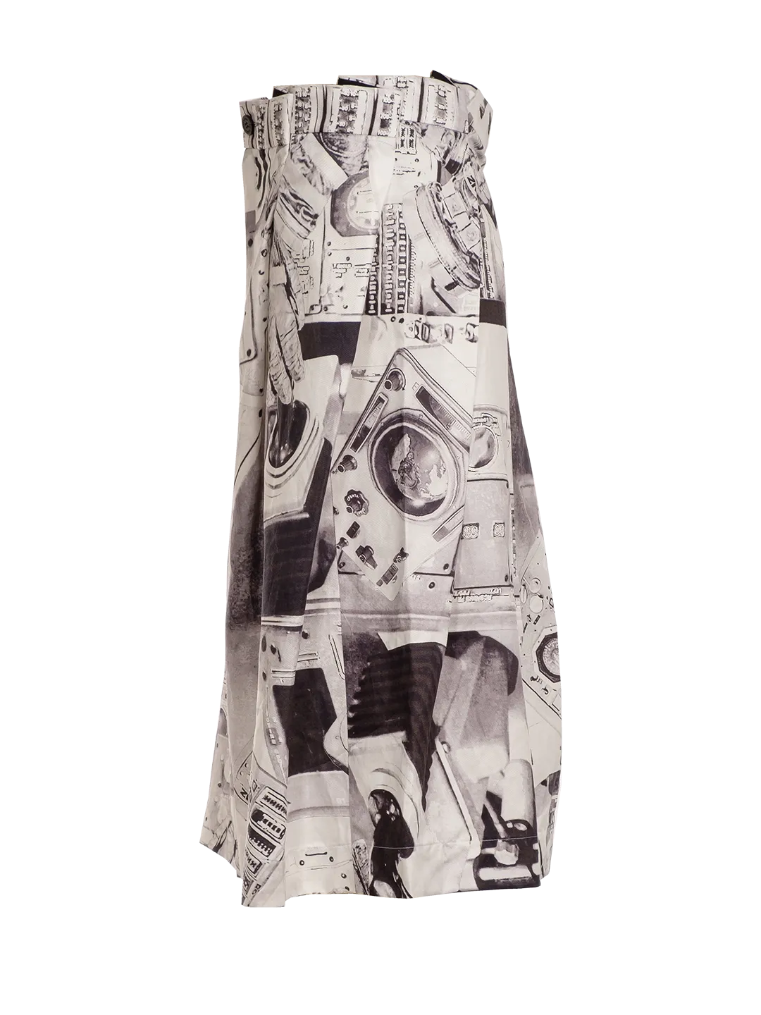 SPACESHIP PRINT SKIRT