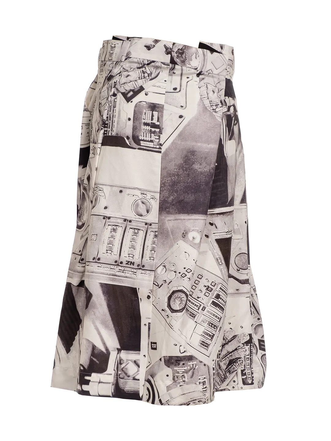 SPACESHIP PRINT SKIRT