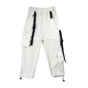 Street Zipper Strap Loose Pants SD01541
