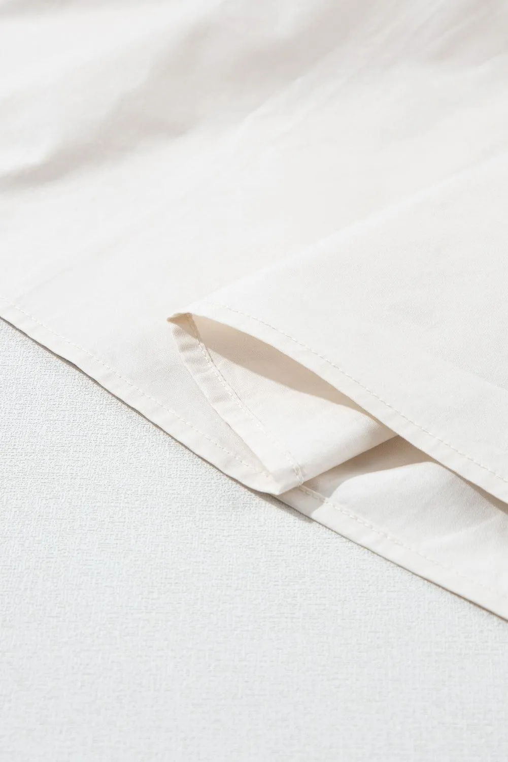 Sweatshirt Poplin Mini Dress