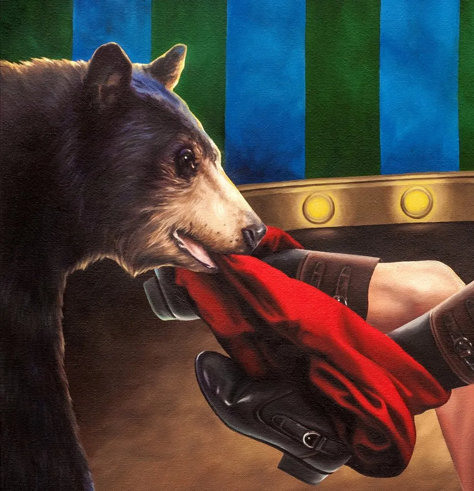The Bear Tamer print