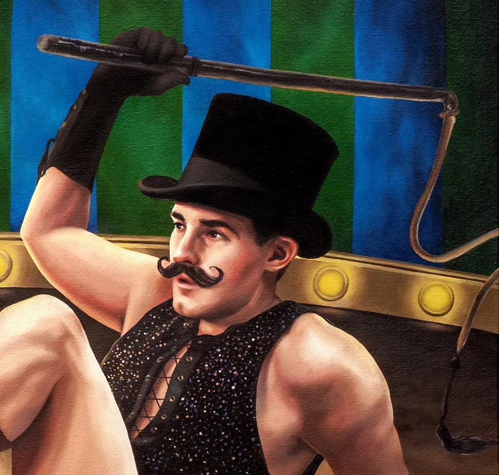 The Bear Tamer print