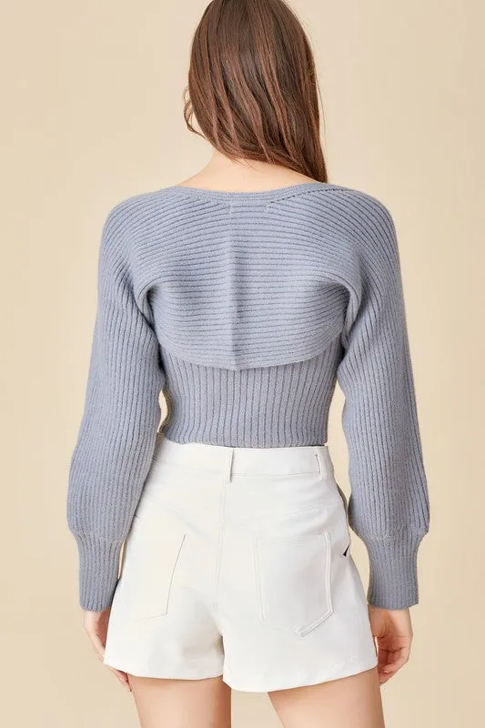 The Vero Bolero- Grey