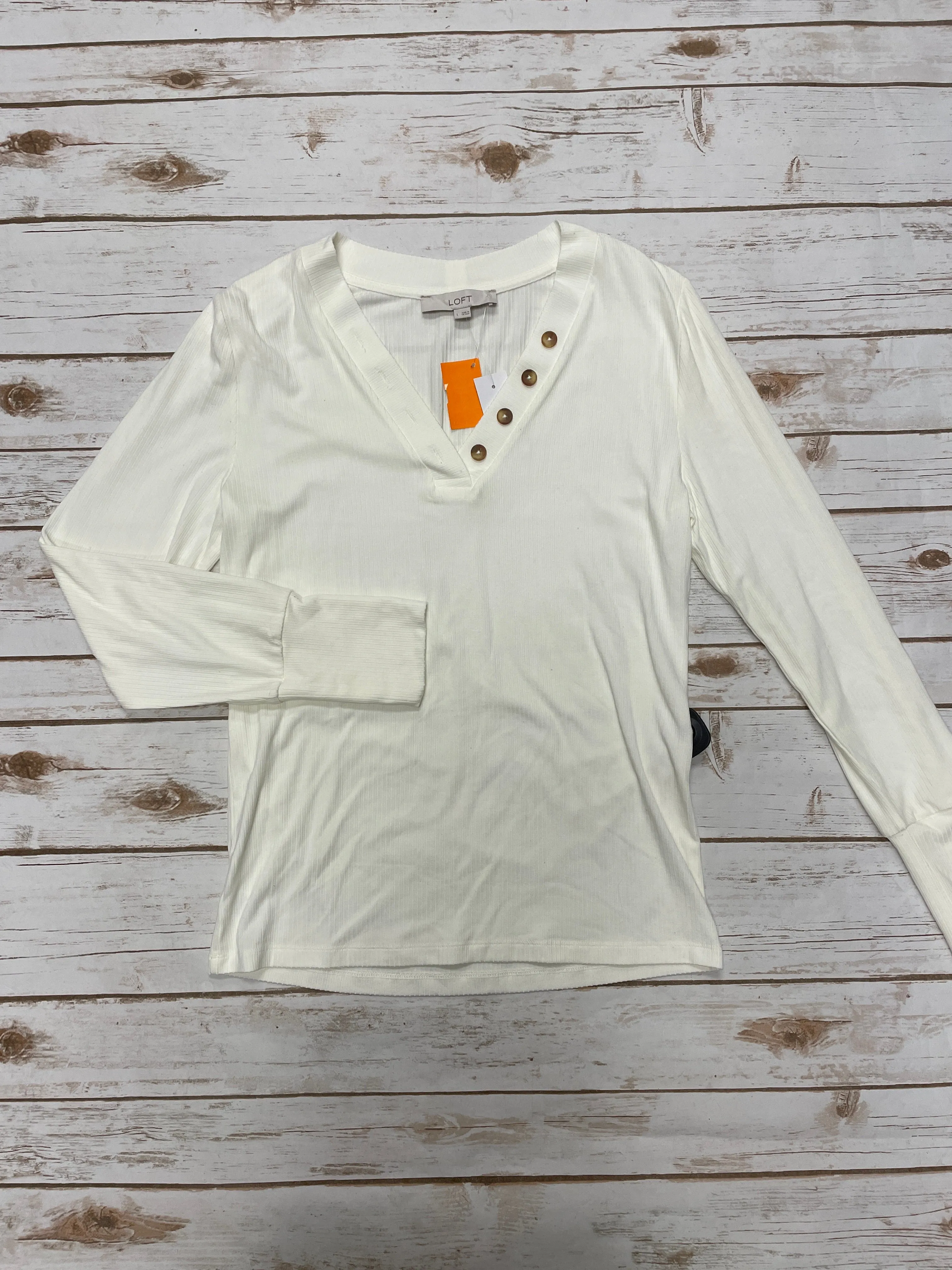 Top Long Sleeve By Loft  Size: L