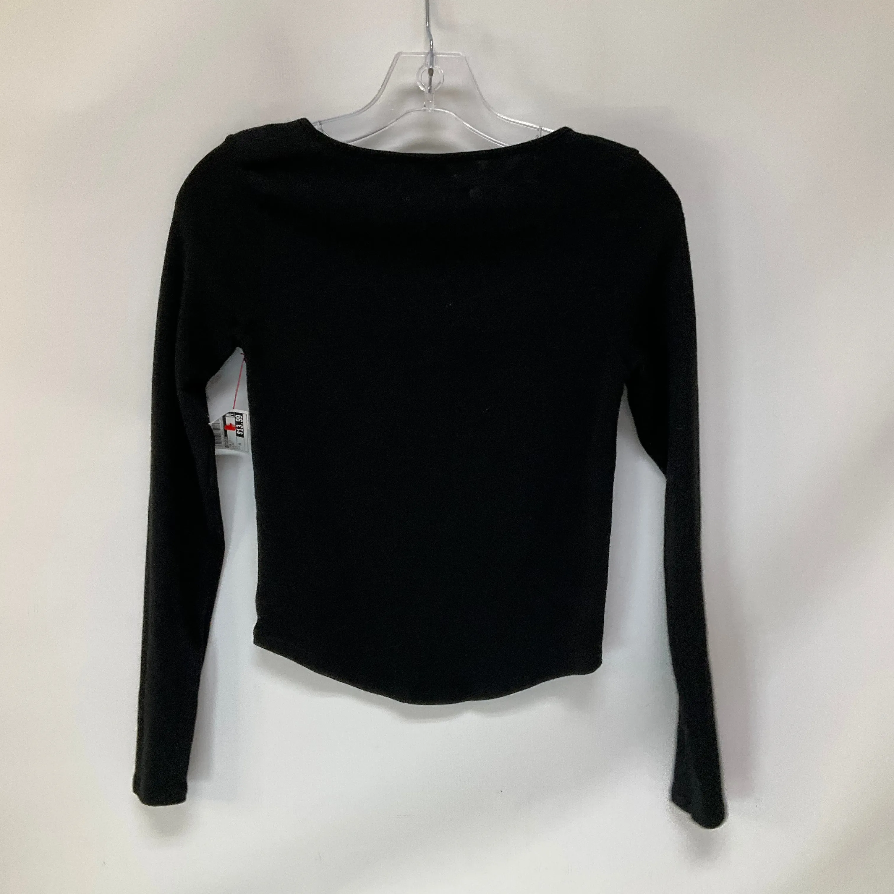 Top Long Sleeve By Madewell In Black, Size: Xs