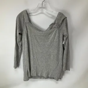 Top Long Sleeve By Milly In Grey, Size: M