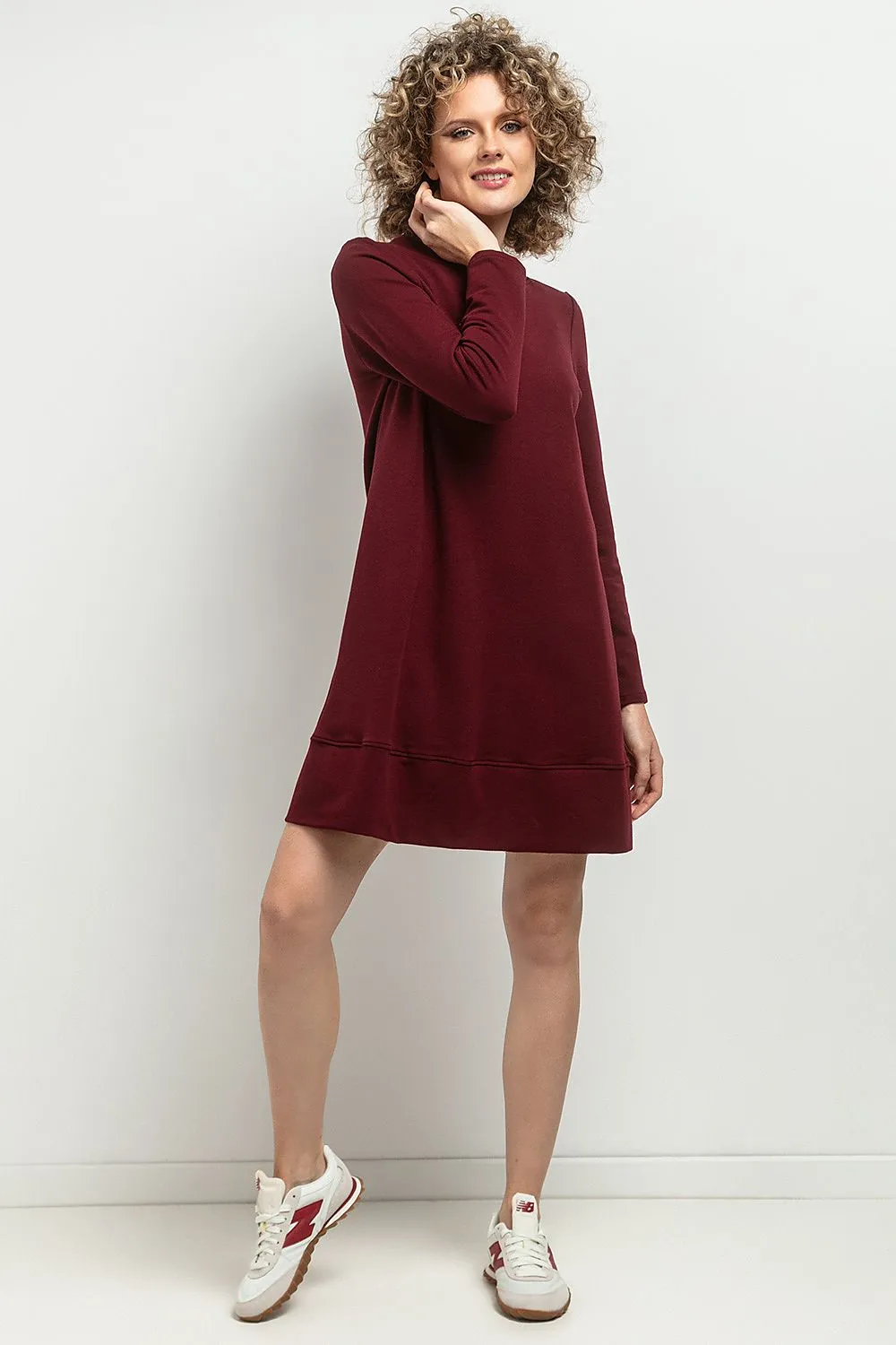 Trapezoidal Cut Knitted Daydress