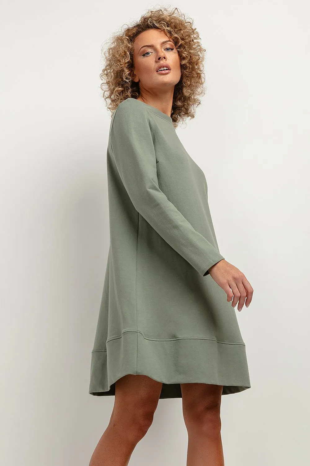 Trapezoidal Cut Knitted Daydress
