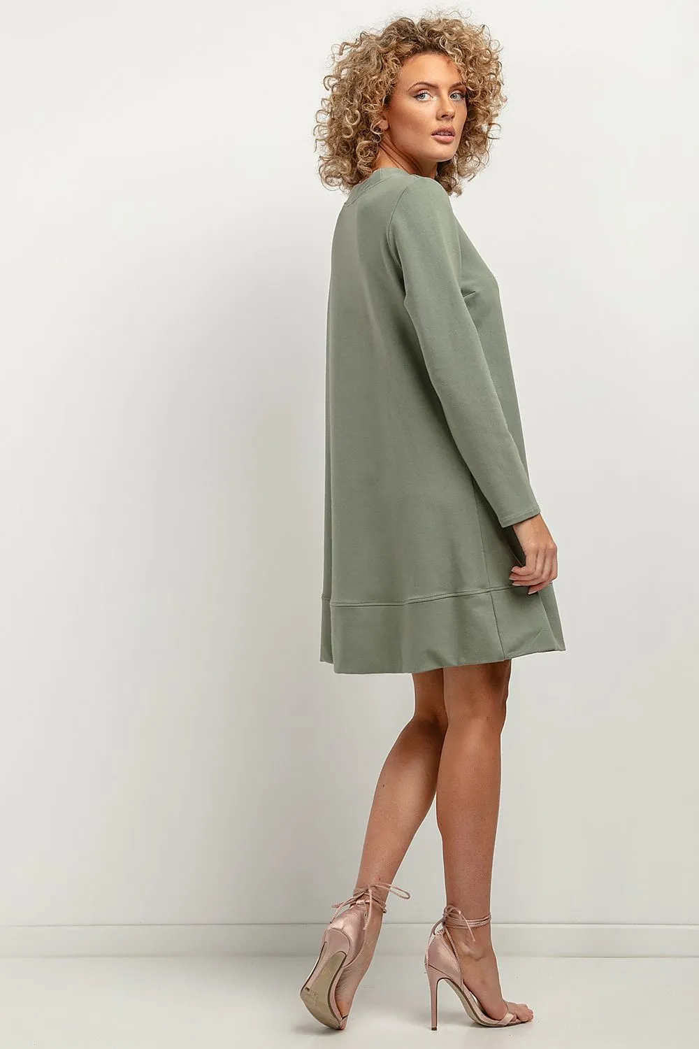 Trapezoidal Cut Knitted Daydress