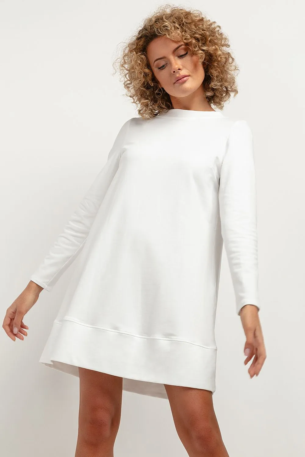 Trapezoidal Cut Knitted Daydress