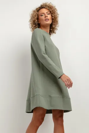 Trapezoidal Cut Knitted Daydress
