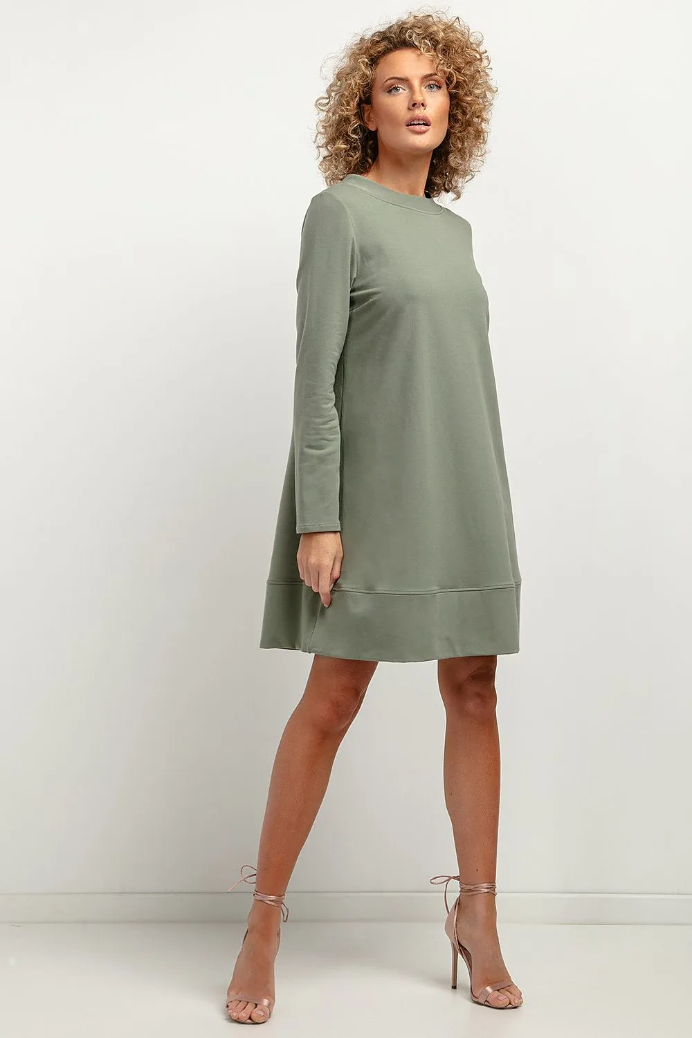 Trapezoidal Cut Knitted Daydress