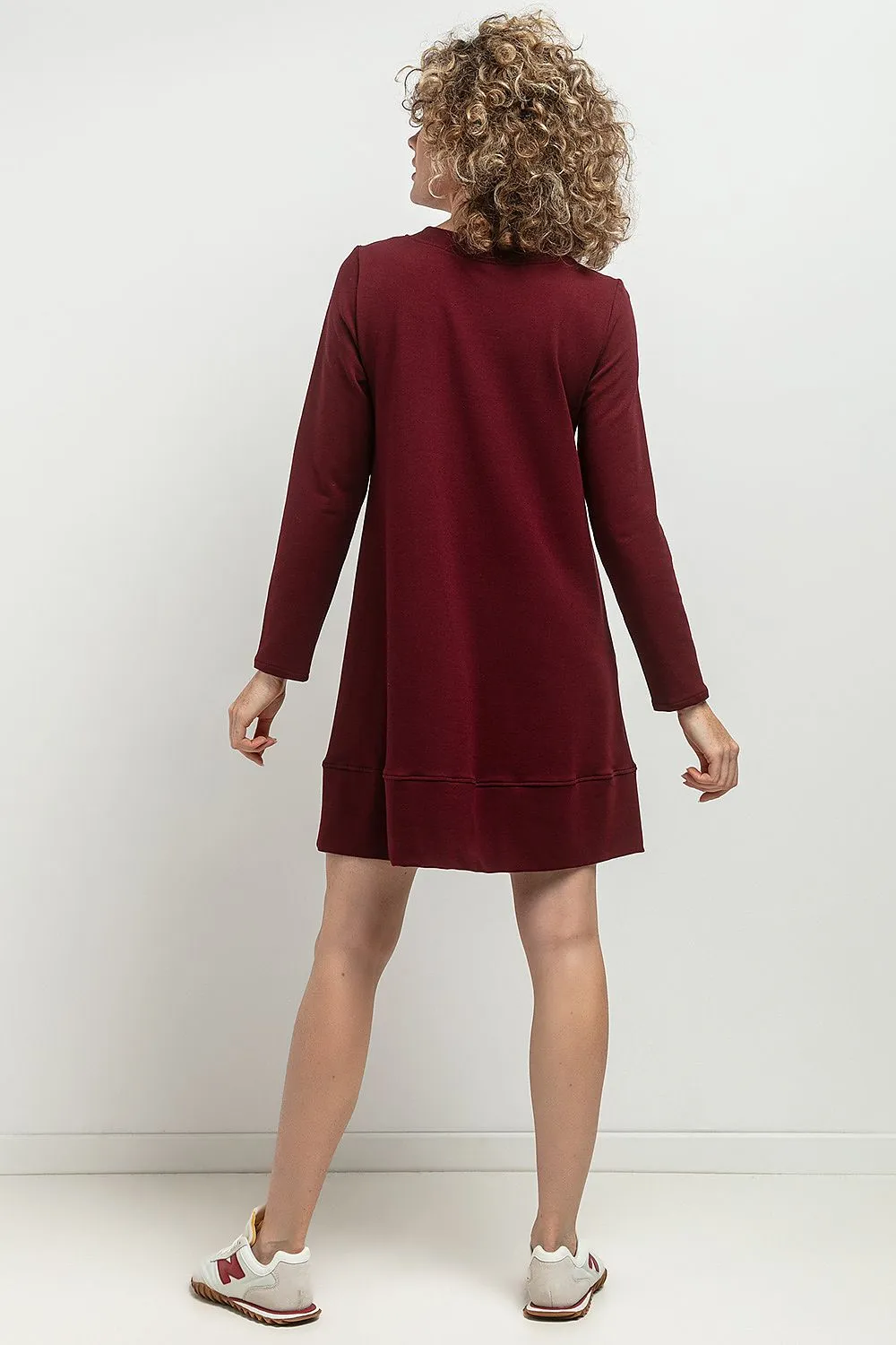 Trapezoidal Cut Knitted Daydress