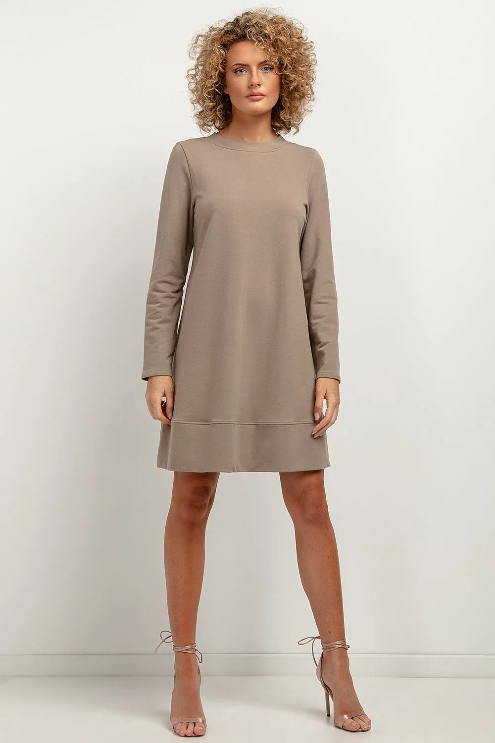 Trapezoidal Cut Knitted Daydress