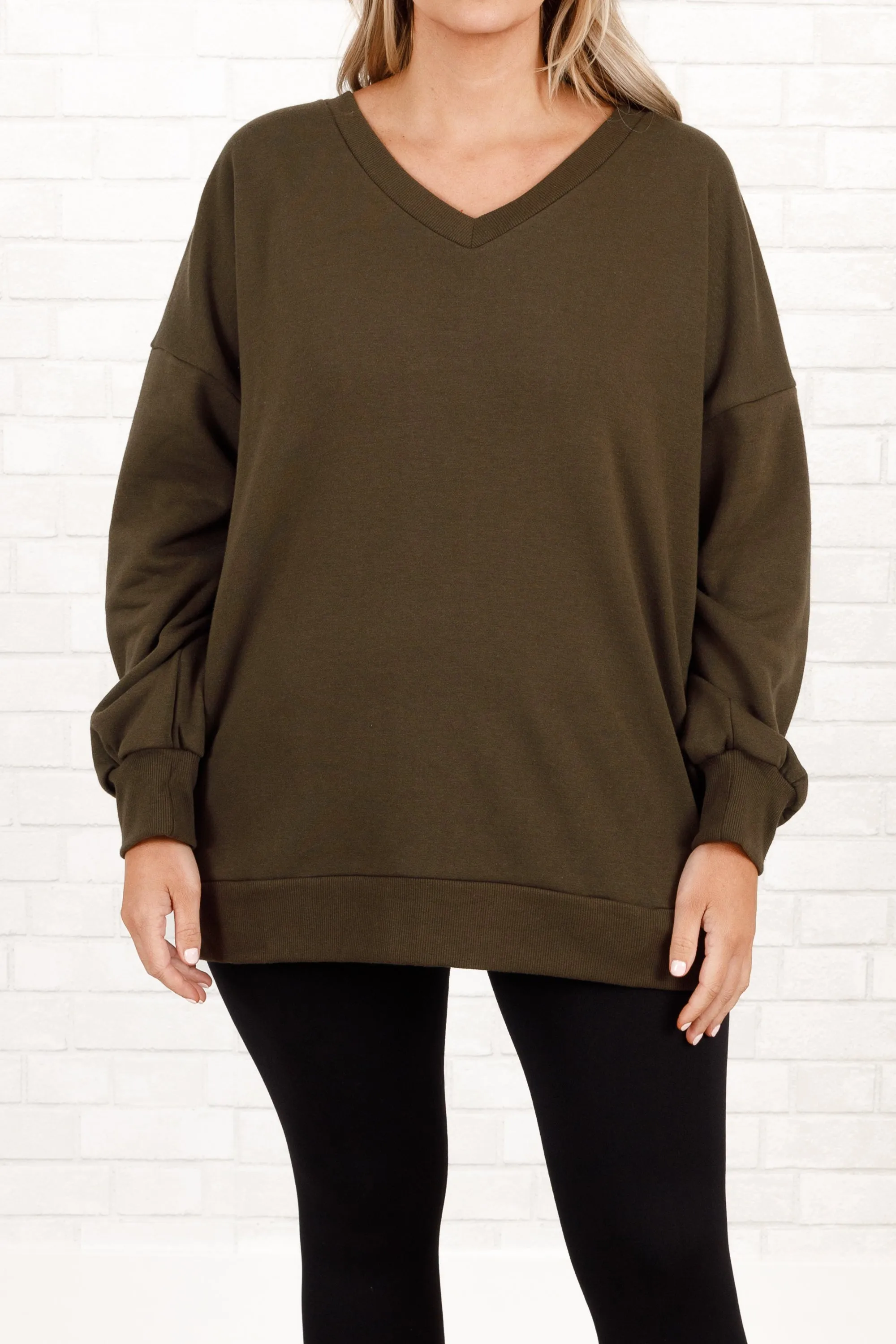 Very Special Sweatshirt, Dark Olive