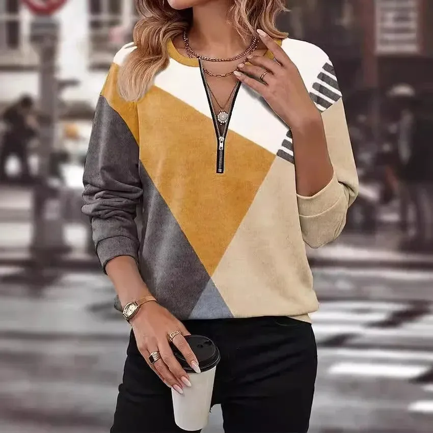 Wanda® | Women's vintage sweatshirt in a used look