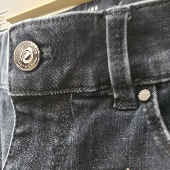 WHBM Mid Rise Skinny Ankle Stone Jeans Size 2