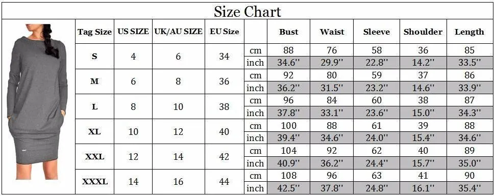 Women Long Sleeve Warm Bodycon Dress Sweatshirt Party Short Mini Jumper Dresses