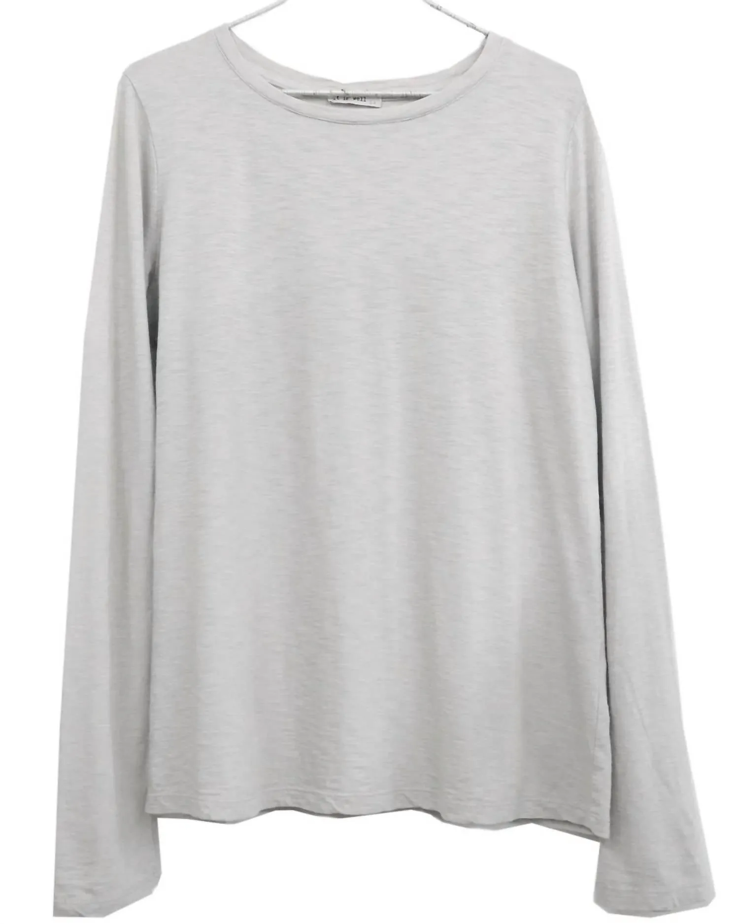 Women's Everyday Long Sleeve Top In Xinc
