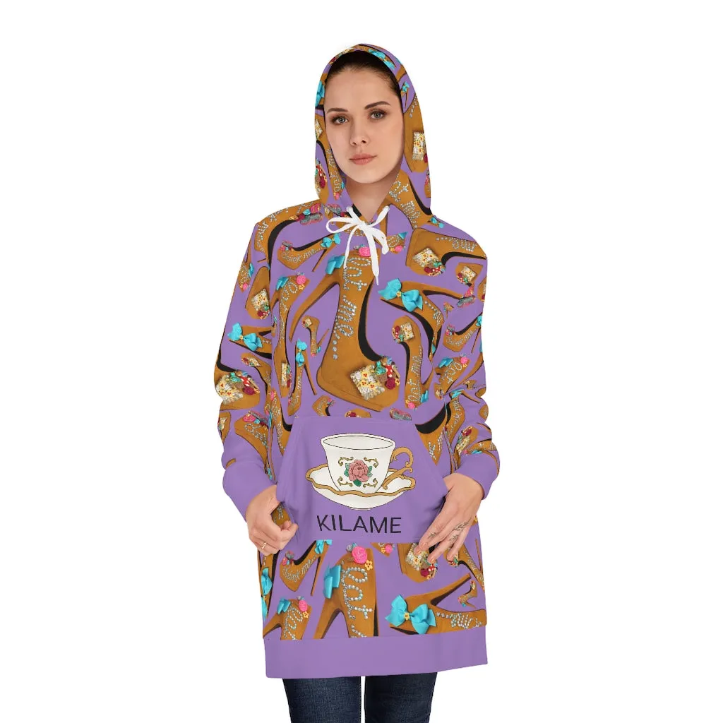 Women's Hoodie Dress Fuse 'Eat me drink me'