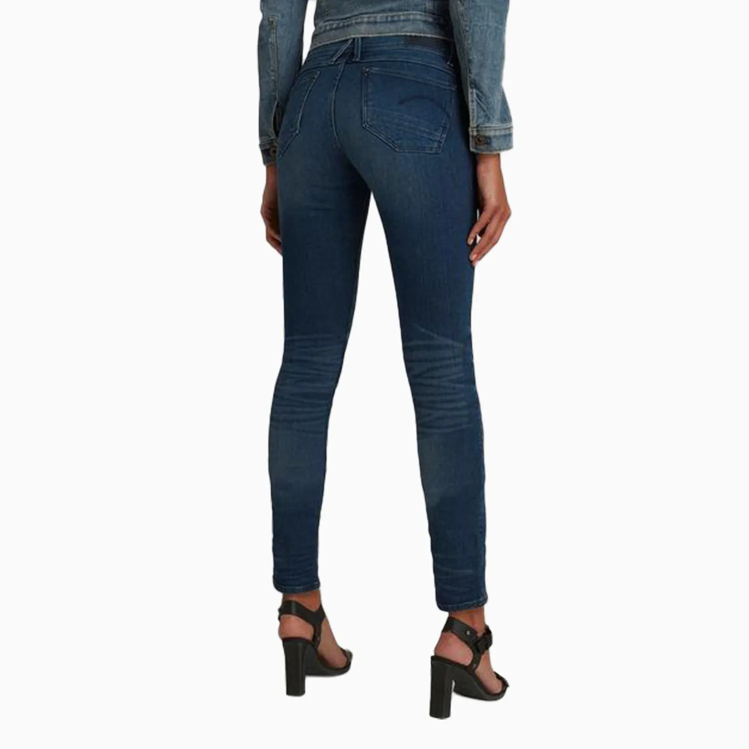 Women's Lynn Mid Waist Skinny Denm Jeans