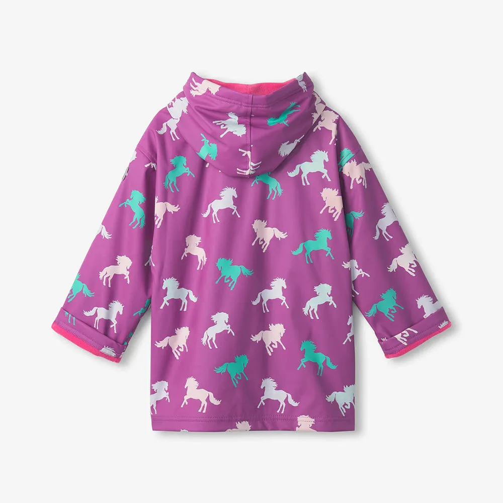 Zip-Up Rain Jacket | Leaping Horses